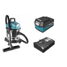 DED7175 Set Dedra Aspirator umed-uscat cu acumulator Li-Ion 18V 4.0Ah incarcator rapid 125W